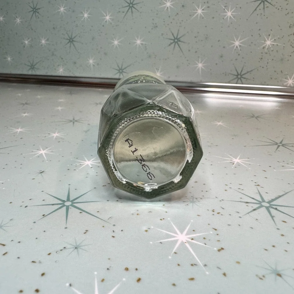 Vintage McCormick Turkish Bay Leaves Jar‎ Green Lid and Label Glass Spice Bottle